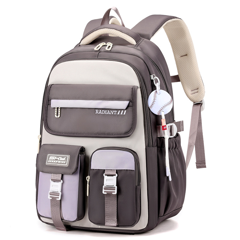 Mochila escolar de estudiantes de secundaria transfronteriza, mochila de estudiantes universitarios anti-derramamiento de alta capacidad para mujeres.