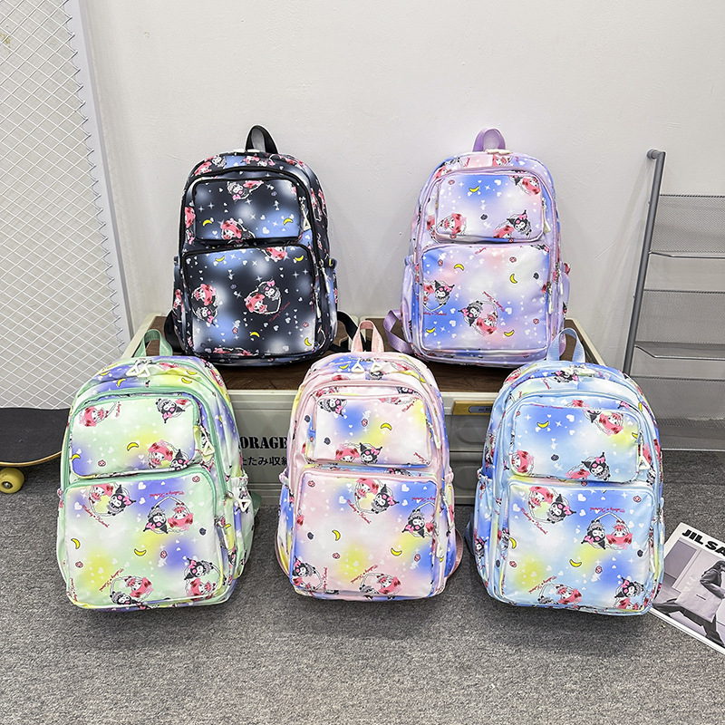 2024 primavera nueva mochila infantil caricatura lindos niños y niñas mochila de hombro jardín de infantes al por mayor