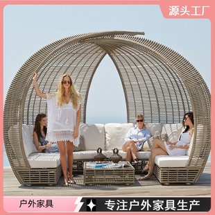 Customized Furniture Balcony Tables and Chairs Hotel Tables and Chairs Courtyard Leisure Tables and Chairs Outdoor Leisure Chairs Rattan Furniture Sofas