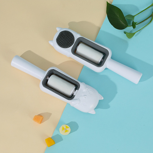 Pet supplies cat and dog cleaning and hair removal device cat roller type no-wash wipes comb