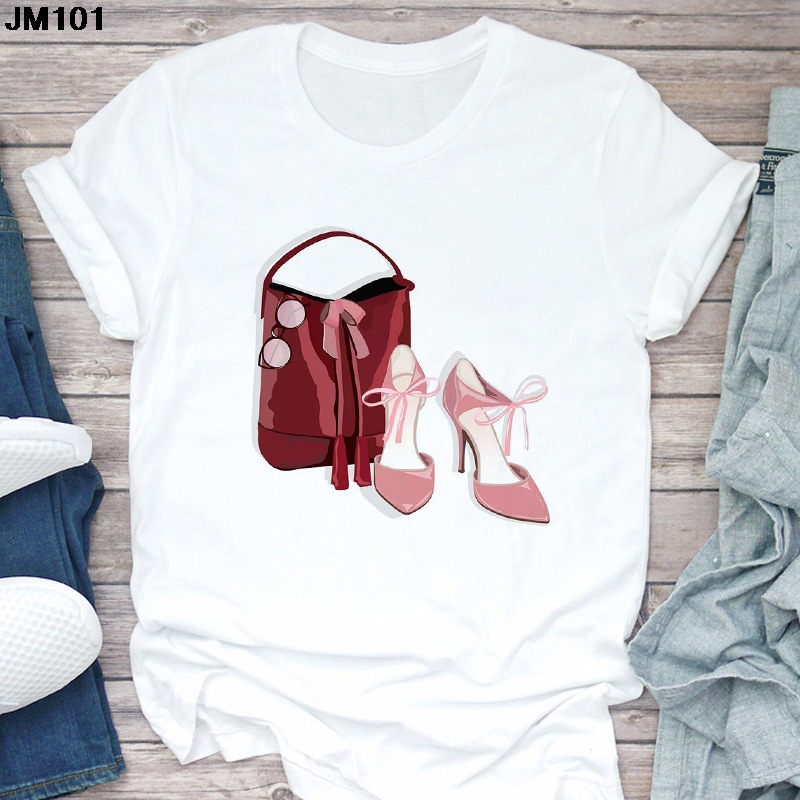 112g Weight Short Sleeve Sleeve Length Pullovers Placket Type Regular Sleeve Sleeve Type Polyester Fabric Type Regular Top Length Wholesale Women'S Casual Printing Short Sleeve Printing T-Shirts