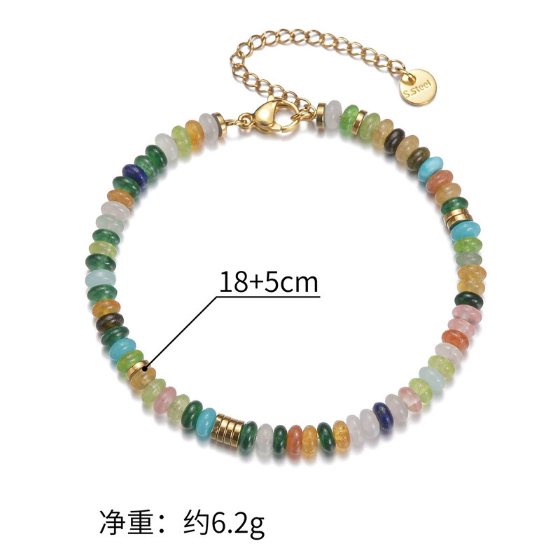 Органичный маленький дизайн бус bracelets, ювелирная нержавеющая сталь, аксессуар, французский стиль, лёгкая роскошь