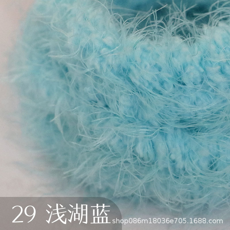 Suministro directo de fábrica 15mm de lana larga felpa trenzado palo súper grueso súper denso hecho a mano DIY pequeño perro de leche Raíz de pelo