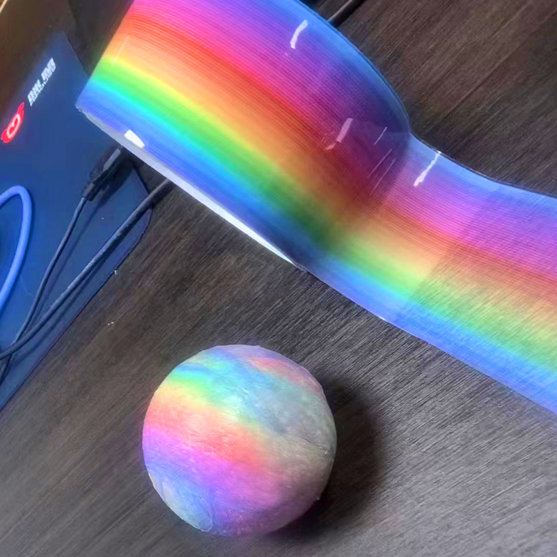 Rainbow Ball Tape Ice Permeable Crystal Adhesive Ball Adhesive Waterball Tape Adhesive Waterball