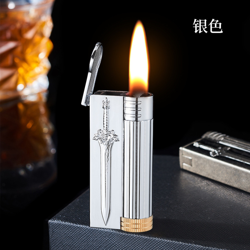 新款老式复古智能声控煤油打火机高颜值四种点火模式男人个性礼品|undefined