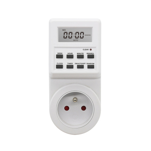 French small screen timer switch smart socket timer socket household multi-function timing socket
