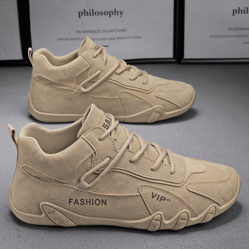 New autumn and winter labor protection men's shoes, non-slip construction site work shoes, men's outdoor leisure sports sneakers, trendy shoes