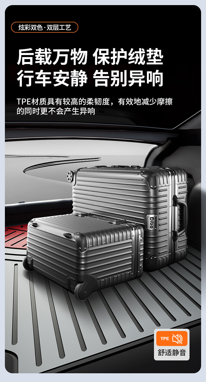 Suitable for Chery Tiggo 8, Arrizo 8, iCAR V23, special colorful TPE car trunk mat accessories