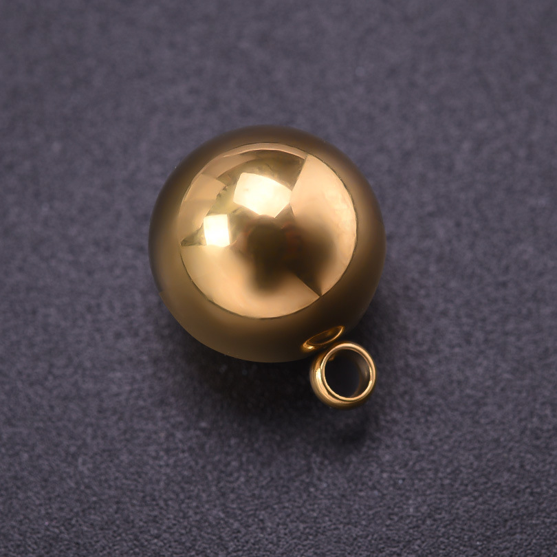 2g Weight Pendant Jewelry Making Type Diameter 10mm, Diameter 6 mm, Diameter 8mm Jewelry Making Size 18K Gold Plated Plating Material DIY Jewelry Accessories Classification 1 Piece Quantity 304 Stainless Steel Material Round Pattern Simple Style Style 1 Piece Diameter 10mm Diameter 6 Mm Diameter 8mm 304 Stainless Steel 18K Gold Plated Round Pendant 17