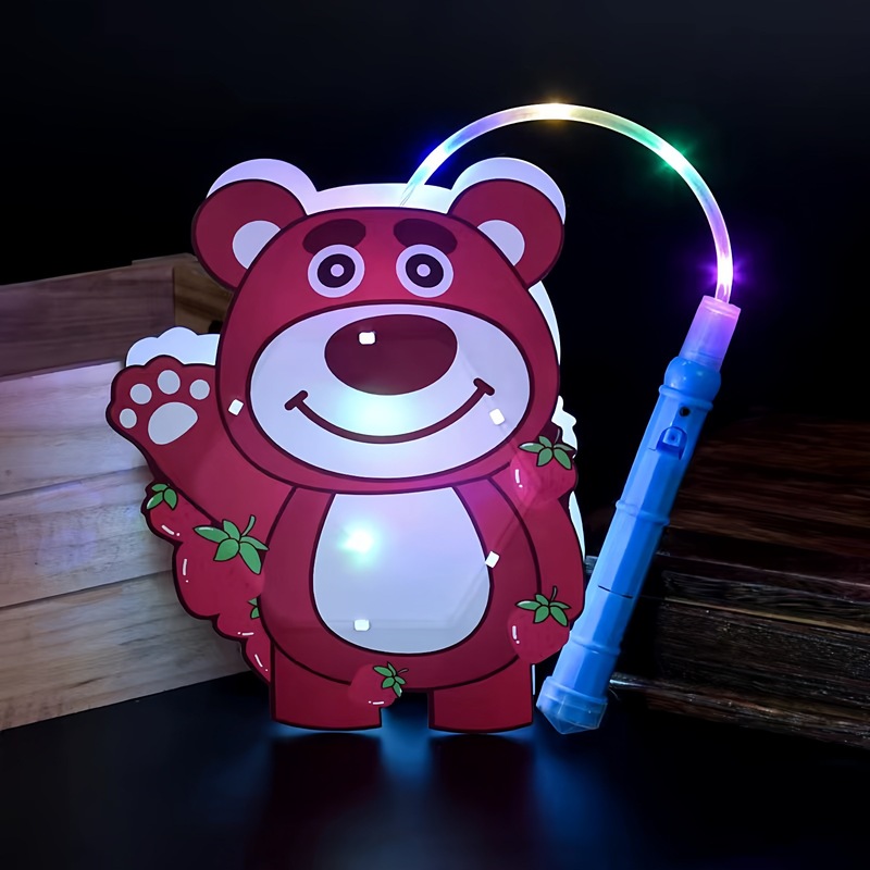 新款拉布布发光灯笼中秋卡通手提花灯哪吒儿童玩具幼儿园手工DIY|undefined