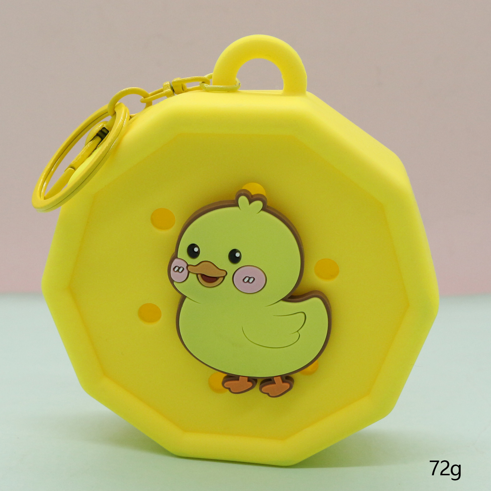 Inventario de dibujos animados de silicona agujero bolsa mini bolso diy bolsa de almacenamiento bolso auriculares llavero colgante regalo