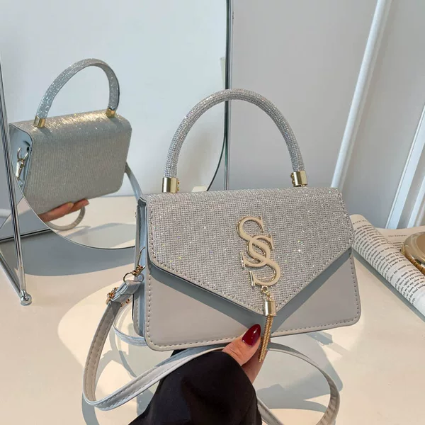 2026 Autumn New Collection: Stylish and Trendy Small Square Handbag for Women, Featuring Letter Designs, Simple and Unique, Suitable for Carrying by Hand, Shoulder, or Crossbody