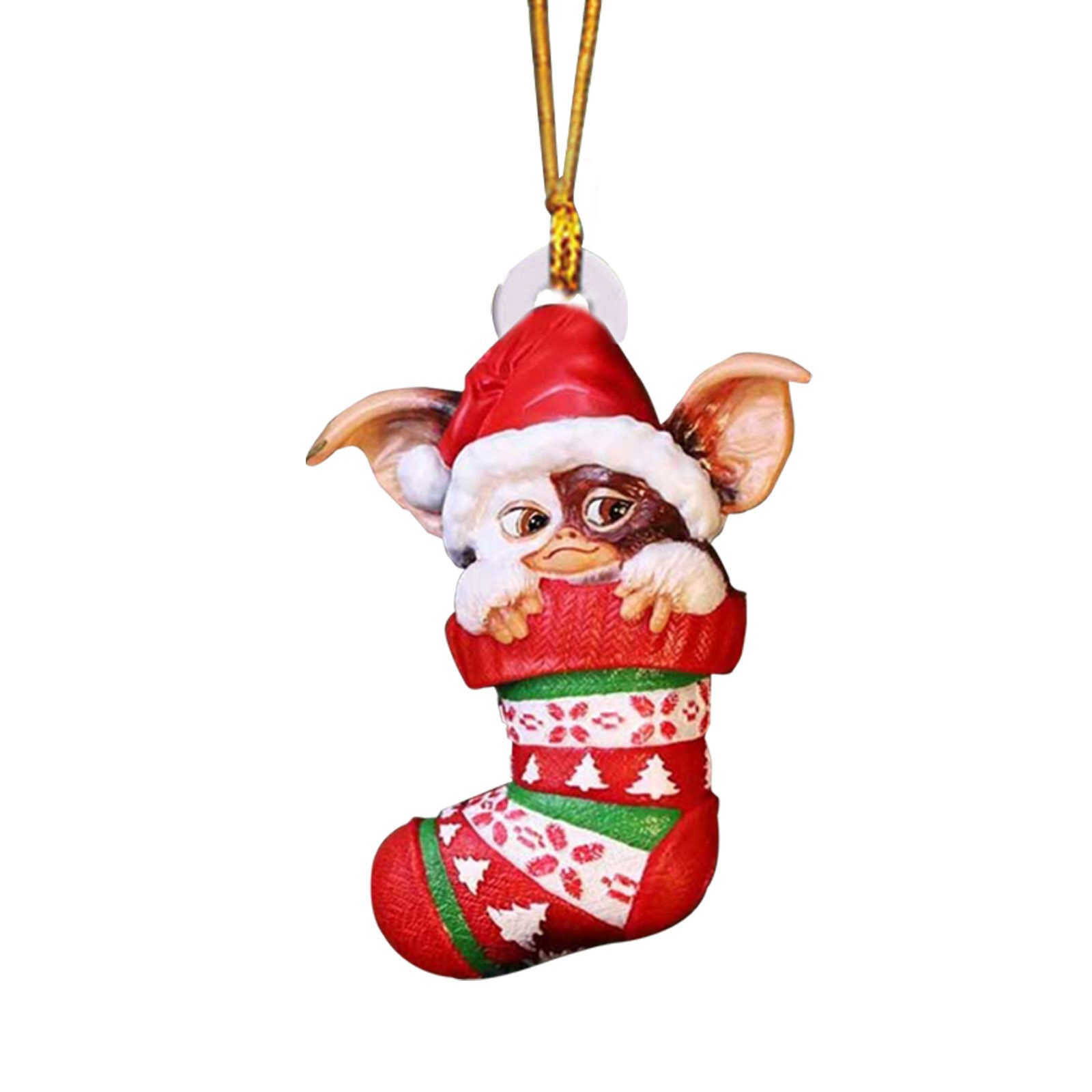 2022 Cross-border New Cute Christmas Stockings Dog Flying Dragon Decorations Car Backpack Pendant Home Decoration Ornament display picture 2