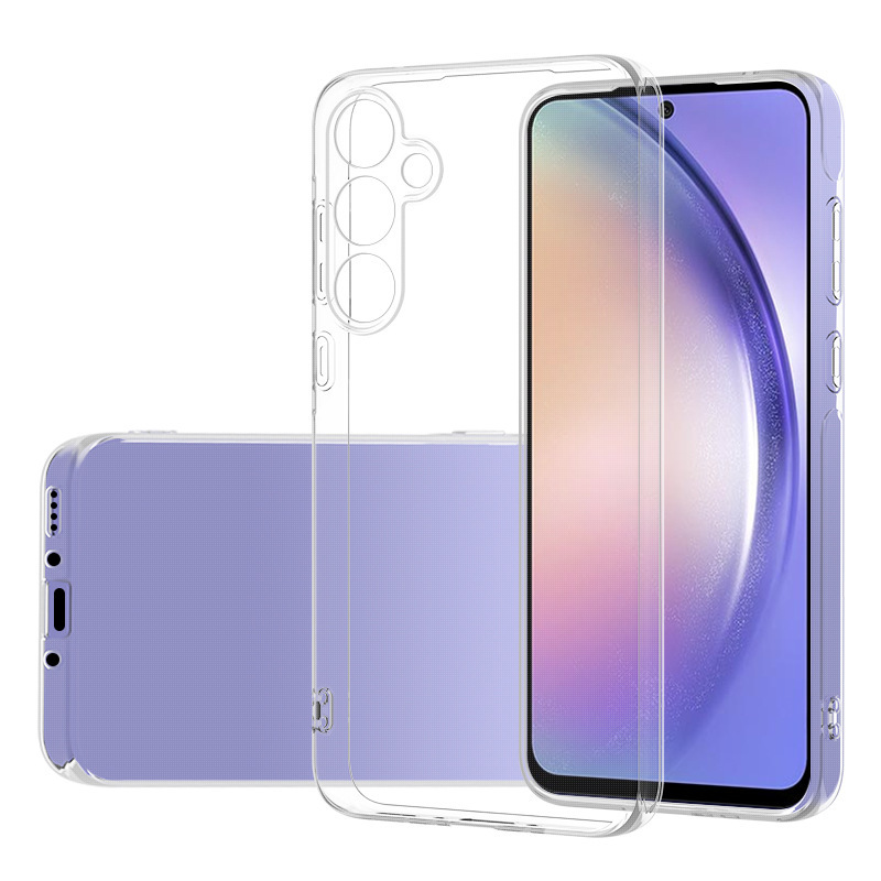 Suitable for Samsung Galaxy A37 Transparent Phone Case A57 5g Solid Color Tpu Material Soft Shell Protective Cover Factory