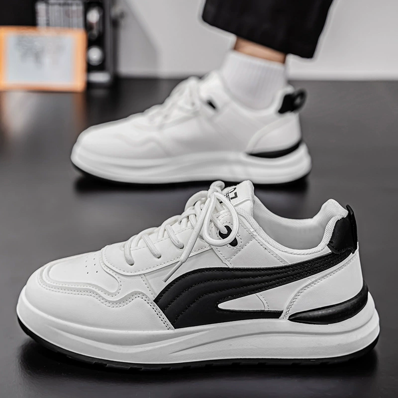 Мужская обувь Весенняя новая мода дикая удобная маленькая белая обувь модная обувь мужская обувь кроссовка тренд легкая спортивная обувь мужская