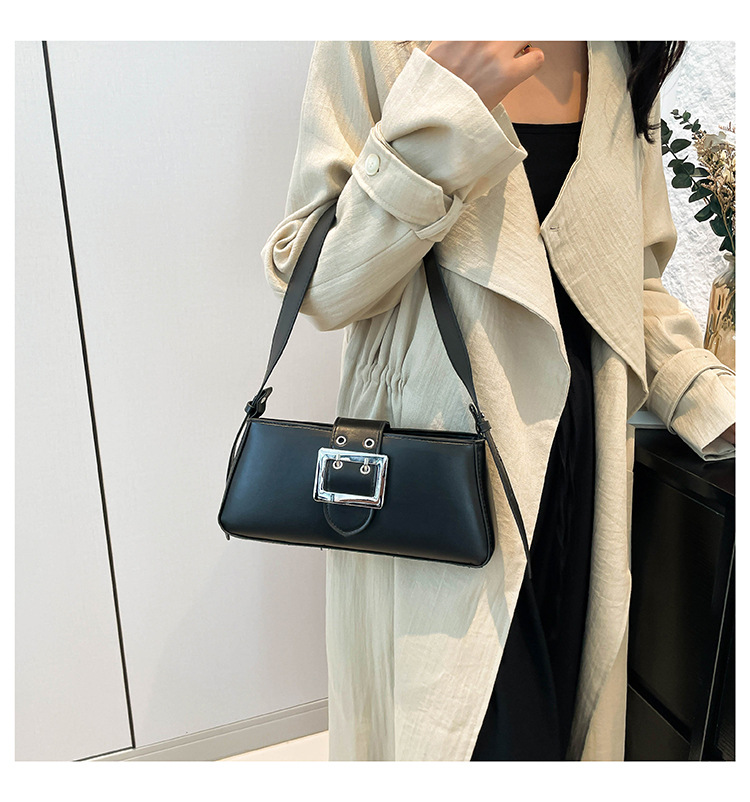 Uformell armhule for kvinner 2024 Ny enkel fransk pinne Fasjonabel vestlig stil Håndholdt pendlerskulder liten firkantet_voghion.com