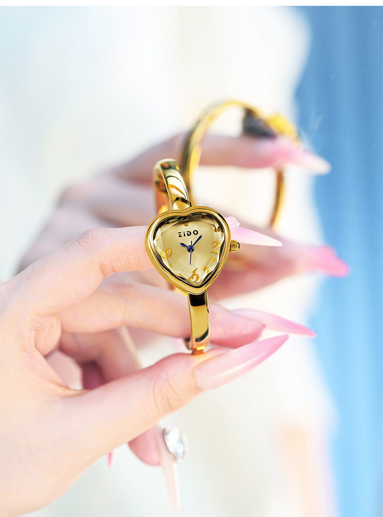 Reloj de pulsera para mujer corazón personalizado lujo cuarzo_voghion.com
