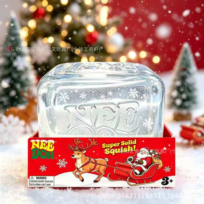NeeDoh Halloween Christmas Ice Cube Snowflake Squishy Stress Relief Toy Slow Rebound Halloween Squishy Toy NeeDoh Halloween Christmas Ice Cube Snowflake Squishy Stress Relief Toy Slow Rebound Halloween Squishy Toy
