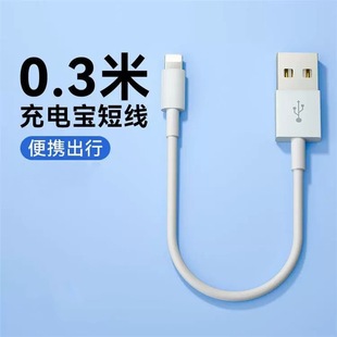 适用于苹果PD数据线USB便携充电宝短线配机线充电线苹果短线30cm-阿里巴巴