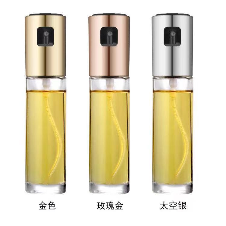 スプレーボトル スプレー式 キッチンガラス 食用油 オリーブオイル バーベキュー用スプレーボトル ガラス製スプレーボトル|undefined