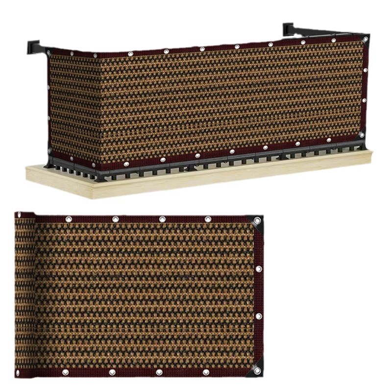 Balcón transfronterizo red de privacidad patio red de aislamiento térmico cerca cerca red red de protección solar gruesa red de protección solar red de protección solar