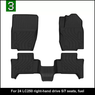 Trunk Mat – Universal Foot Pad - right-hand-drive-lc250-front-two-rows-of-tpe-floor-mats-common-to-567-seater-cars