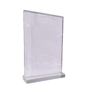 Ready Supply A5 Transparent Acrylic Poster Stand Desktop Display Card Menu Advertising Display Stand High Transparency and Thick Style