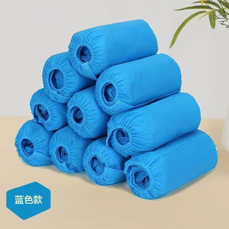 厚みのある使い捨て屋内家庭用靴カバー、耐摩耗性、滑り止めフットカバー、大人用プラスチック防水性と防雨性のフットカバー卸売|undefined