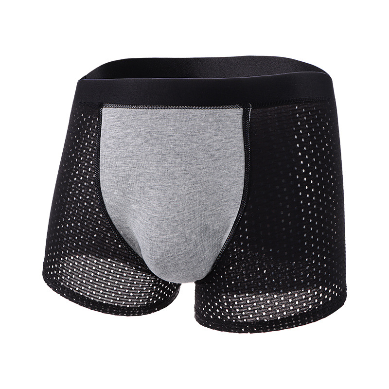 Venta al por mayor de los hombres falso trasero cadera levantamiento ropa interior boxeador cadera levantamiento artefacto engrosado látex pad cadera falsa cadera regordete melocotón cadera