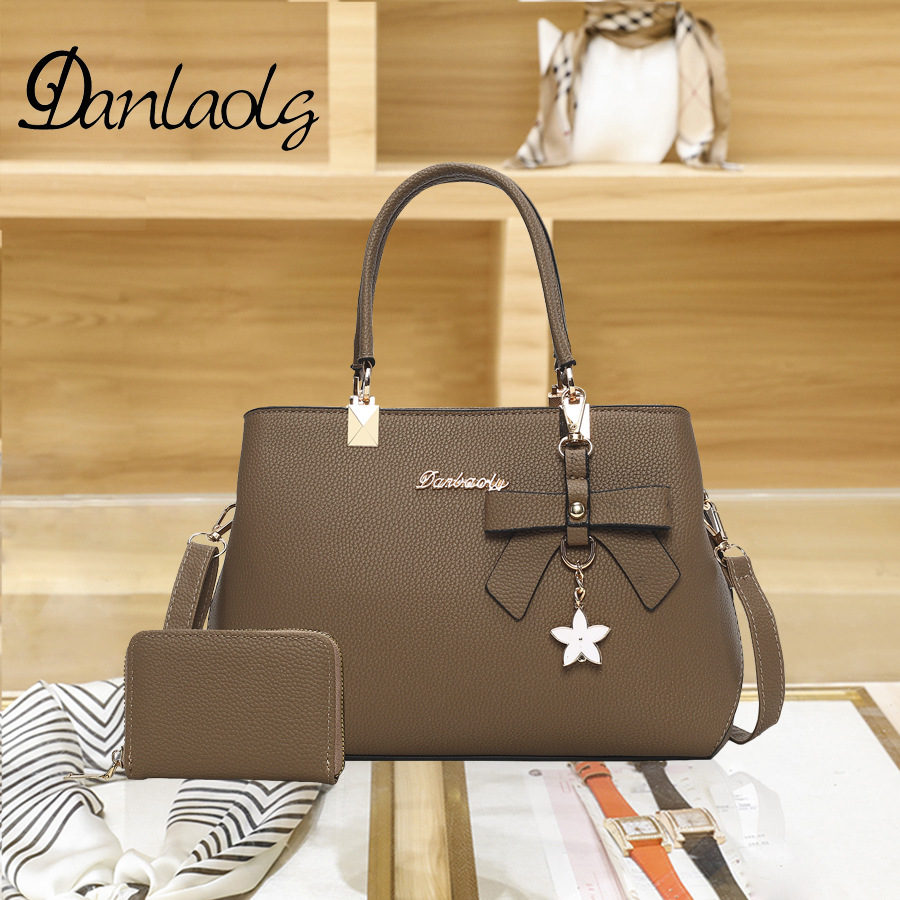 [Productos de Guangzhou] bolso de mujer de gran capacidad otoño 2025, bolso de boda con lazo de alta calidad para mujer