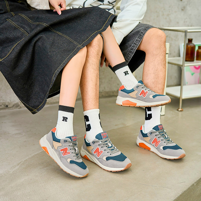 Calzado deportivo Calzado de hombre Calzado deportivo clásico N580 Primavera y otoño New Bailun Cool Running Pareja Todo fósforo Casual Running Zapatos de mujer