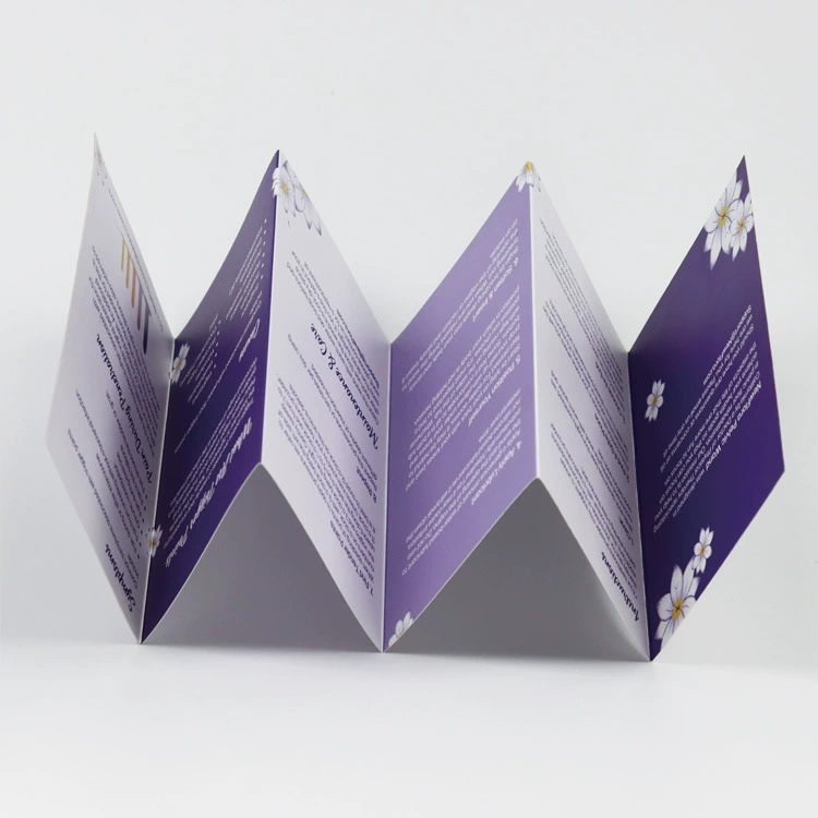 Источник, заводская ручная печать, руководство по индивидуальному заказу, небольшой складной индивидуальный товар, ручной буклет