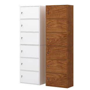 Simple Small Cabinet with Door Layer Cabinet with Lock Living Room Assembly Storage Cabinet Floor Deepening Balcony Storage Cabinet Storage Cabinet