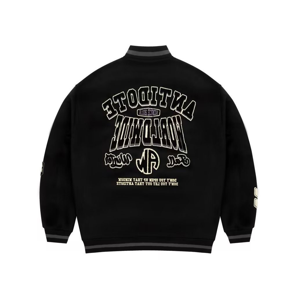 Îmbrăcăminte bărbătească, jachete pentru bărbați și femei, jachete de baseball pentru cupluri, broderie grea, jachete supradimensionate hip hop la modă_voghion.com