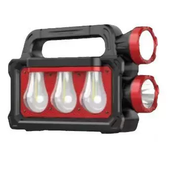 跨境夜钓手电筒巡逻探照灯户外远射led充电灯长续航露营手提灯