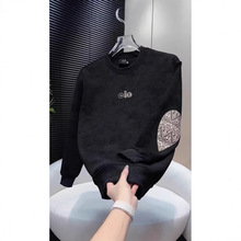 新款设计感潮牌男士痞帅卫衣2025年秋季长袖休闲宽松百搭圆领上衣