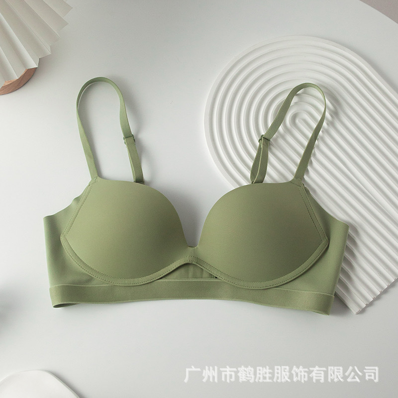 Venta directa de fábrica comercio electrónico transfronterizo Sudeste de Asia Vietnam Tailandia damas sin costuras sin anillo de acero recogido sujetador lateral