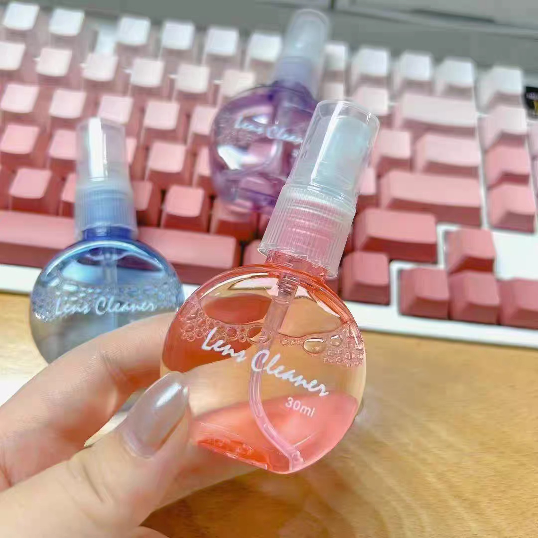 高颜值糖果色框架近视眼镜清洁护理剂清洗剂30ml