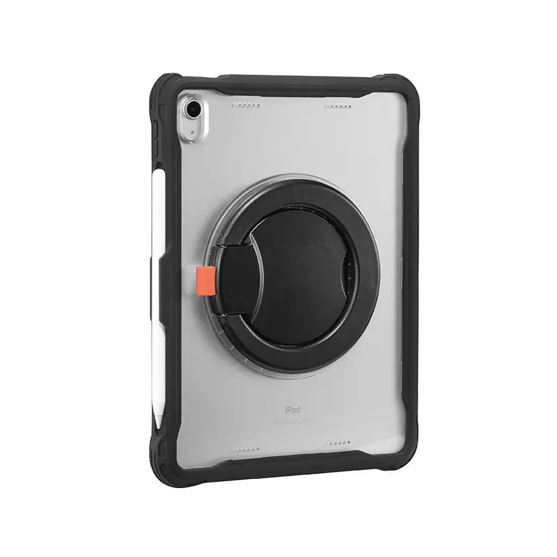适用于ipad10代10.9平板透明防摔保护套360度旋转支架多色