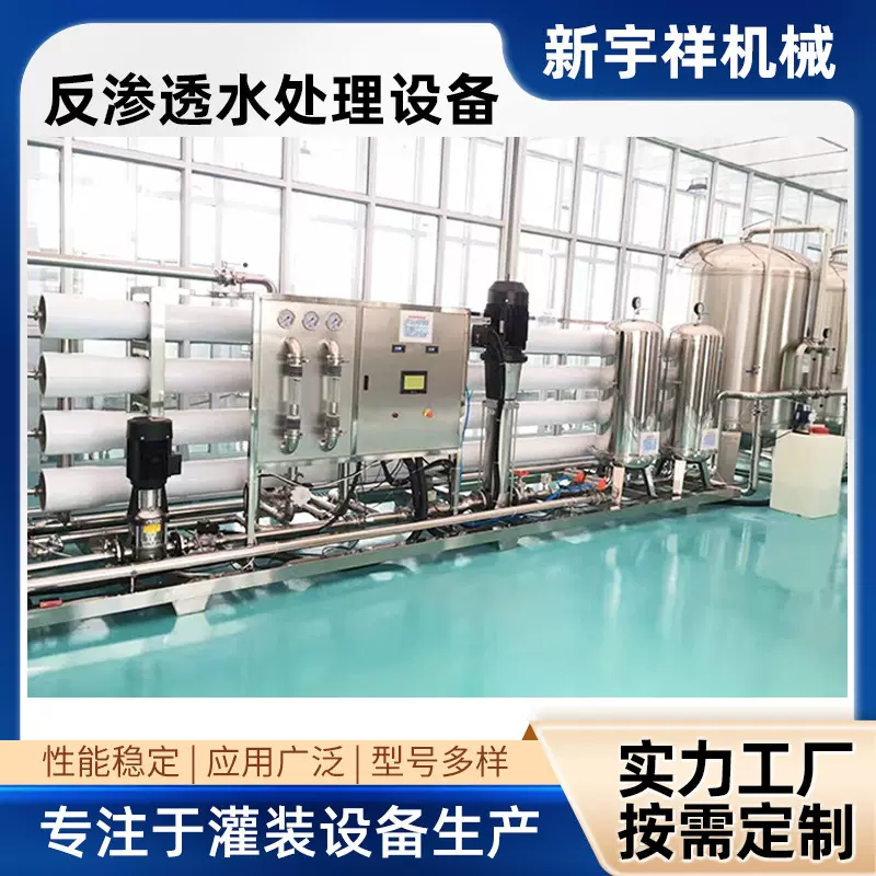 反渗透纯净水设备2吨水处理工业去离子水商用净水器