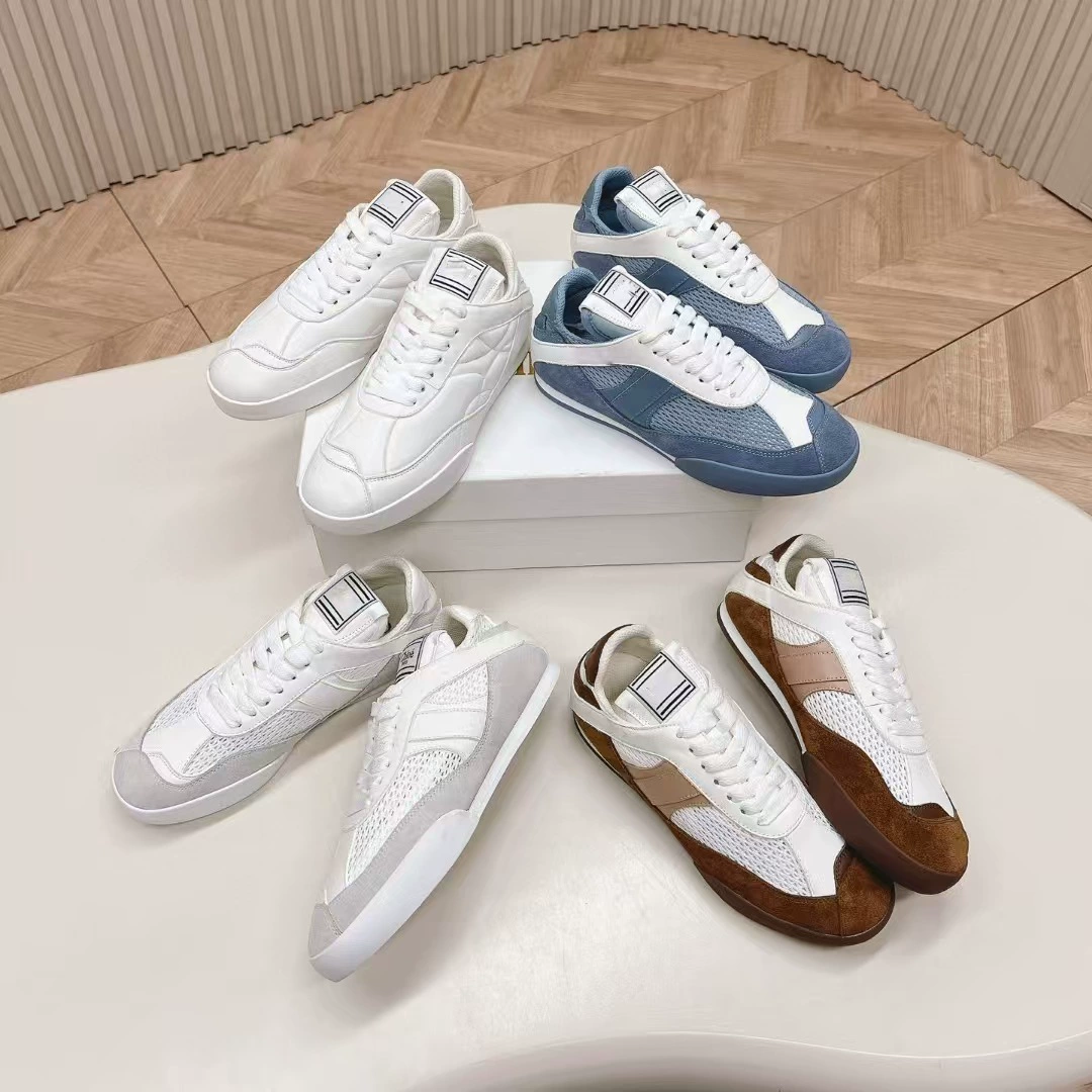 Высокая версия KICK повседневные кроссовки ранняя весна 2025 новая ретро-цветная сетка дышащая дикая белая обувь немецкая тренировка