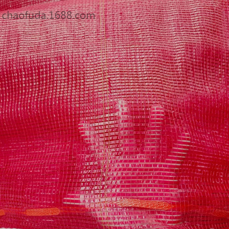 Bolsa de malla Bolsa tejida Bolsa de malla de maíz al por mayor Bolsa de malla Ajo Cebolla Patata Frutas y verduras Bolsa de malla Bolsas de malla de aves de corral