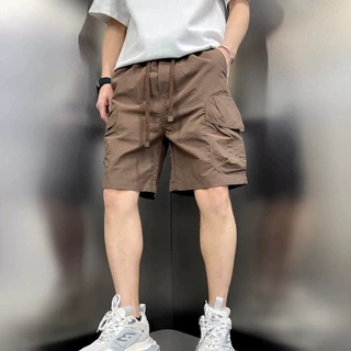 2026夏季速干短裤美式宽松多口袋工装五分裤潮流直筒凉感五分裤