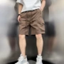直筒宽松多口袋夏季五分裤