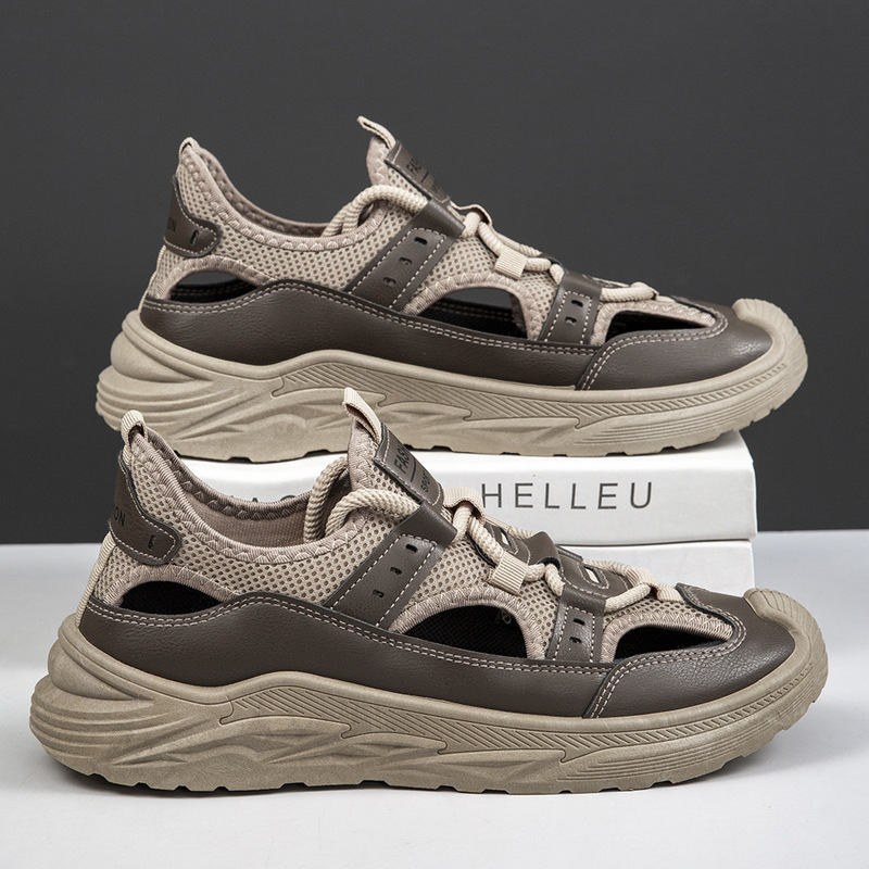 Summer Men's Sandals, Clogs, Breathable Toe-Toe Men's Casual, Comfortable and Versatile Slippers, Beach Shoes, Cross-Border Shoes Summer Men's Sandals, Clogs, Breathable Toe-Toe Men's Casual, Comfortable and Versatile Slippers, Beach Shoes, Cross-Border Shoes