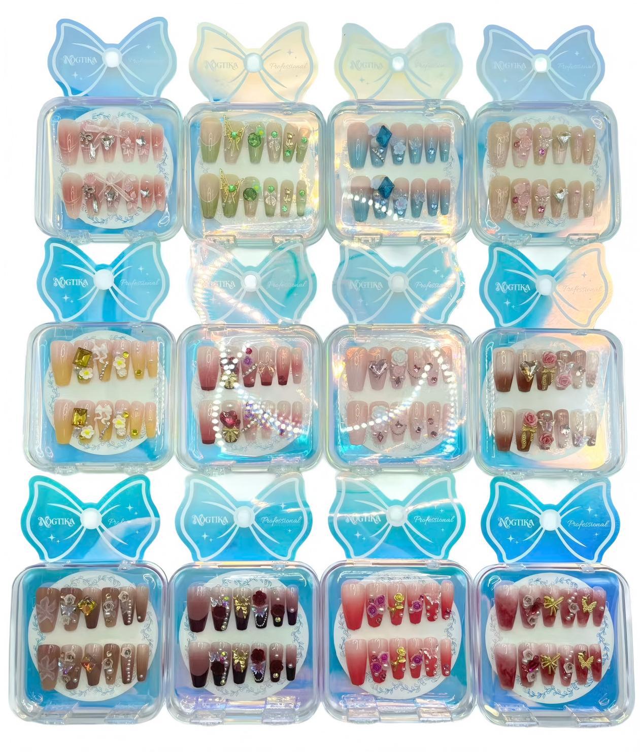 Parche de uñas, armadura, verano, comercio exterior europeo y americano, estilo caliente, parche mixto de uñas postizas, armadura de ojo de gato image 29