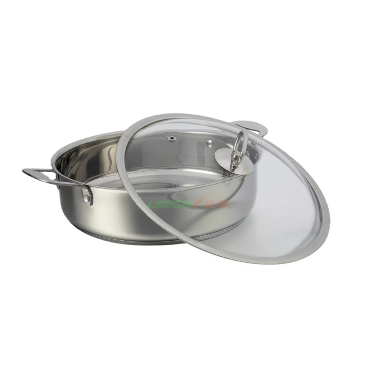 Factory Customized Source Direct Supply Stainless Steel Three Juice Stew Pot Can Be Printed with Logo