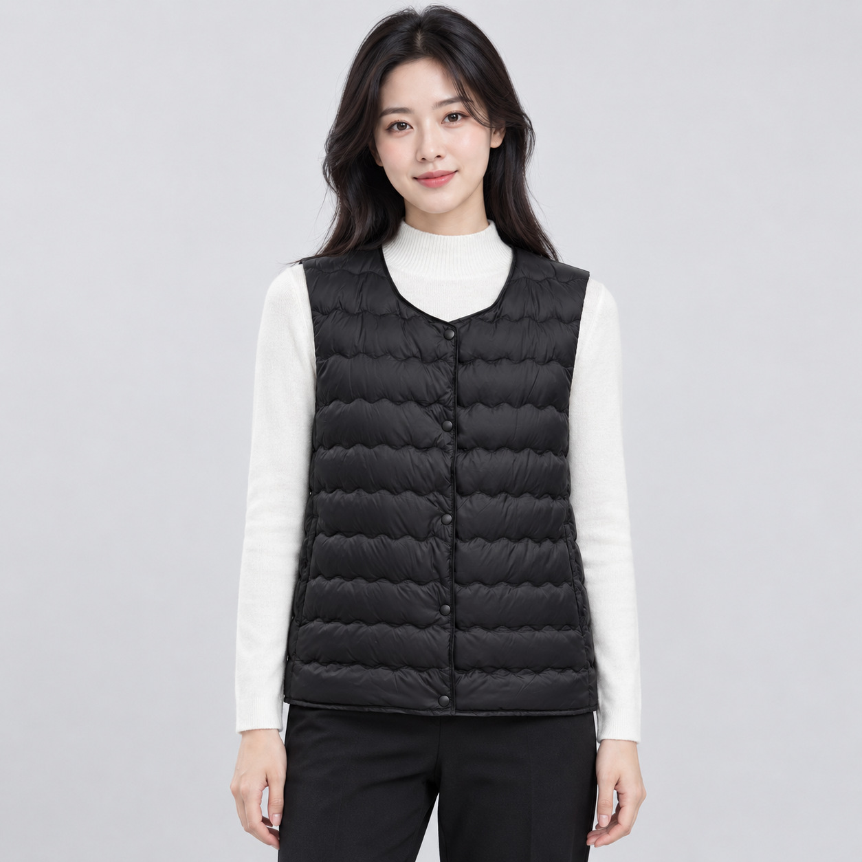 Pinghu Chixin down Vest New National Standard 90 down Women's Inner Vest New Autumn and Winter Light Jacket down Liner
