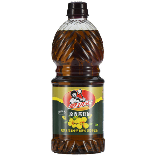 Kitchen Kungfu 900ML strong fragrance rapeseed oil small bottle edible commercial household manufacturer direct sales barbecue kitchen edible oil