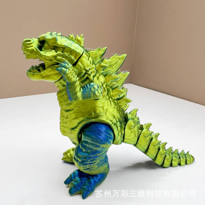 3d打印哥斯拉怪兽之王跨境爆品帝国崛起金刚手模型可动关节造型|undefined